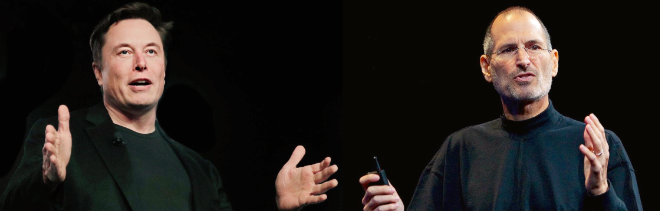Historias Exitosas : Elon Musk, Walt Disney, Steve Jobs